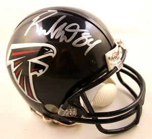 Atlanta Falcons Roddy White Signed Mini Helmet COA - Picture 1 of 1