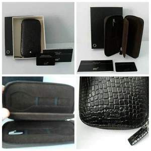 Scatola orologio Montblanc cassa da viaggio porta 2 orologi - RARO - NUOVO DI ZECCA - bellissimo! - Foto 1 di 12