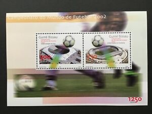 Guinea Bissau 2002 - World Football Cup, Seoul, Stadiums S/S MNH