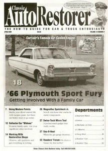 CLASSIC AUTO RESTORER 1998 APR - 66 PLYMOUTH SPORT FURY - Picture 1 of 1