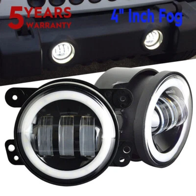 Par de luces antiniebla LED de 4 pulgadas para Dodge Charger 2011-2014 parachoques delantero lámpara de conducción Foto 1 de 4