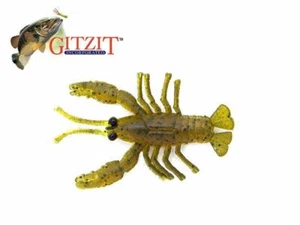 1.5 " Lil Craw - Vert Craw Gummikrebs 3 Stk / 2 Gabarits Perche Truite Sandre - Photo 1/1