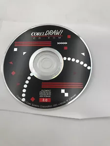 Corel Draw! 3.0 Vintage Windows PC CD-ROM Graphics Software 1991 Windows 3.0 3.1 - Picture 1 of 1