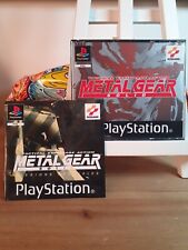 METAL GEAR SOLID + (NOTICE MISSIONS SPÉCIALES) BIG BOX COMPLET SONY PS1 PAL FR