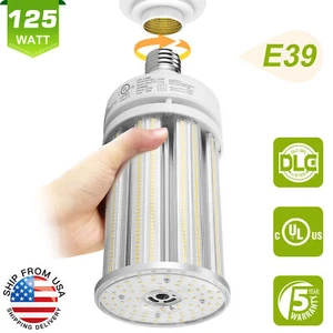 125W LED Corn Cob Light Bulb Replace 500W MH/HPS for Warehouse Workshop 5000K - Picture 1 of 11