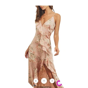 Kleid Forum Rosa Blumen Romantisch Rüschen Wickel Maxikleid Garten PartyStyle. Gr-S - Bild 1 von 7