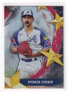 2025 Topps Spencer Strider #SMLB-33 – Stars Of MLB | Atlanta Braves - Picture 1 of 3