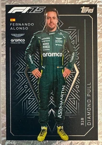 Turbo Attax 2025 Topps Formula 1 - N.318 Fernando Alonso Diamond Pull - Picture 1 of 1