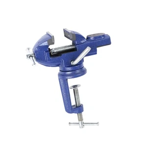 60 mm Mini Haushalt Mini Flach Tischschraubstock Clamp-On Schraubstock Werkzeug 360 Grad - Bild 1 von 11