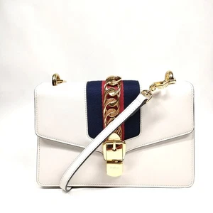 Gucci Shoulder Bag White Leather 4490405 - Picture 1 of 11