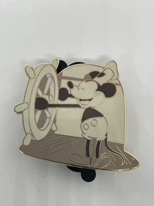 2011 Disney Store Steamboat Willie Captain's Wheel 110th Legacy LE Pin - Picture 1 of 3