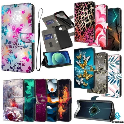 Wallet Flip Card Holder Stand Cover For iPhone 6 6S 7 8 SE X XS Max XR 11 12 13 - Image 1 of 4