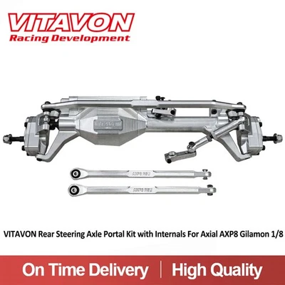 Vitavon Rear Steering Axle Portal Kit with Internals For Axial AXP8 Gilamon 1/8 - Image 1 of 3