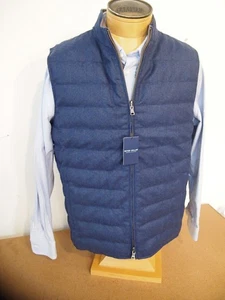 Peter Millar Crown Crafted Whistler Reversible Quilted Vest NWT Large $595 Blue - Picture 1 of 12