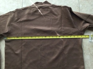 Neu ohne Etikett UniqLo Unisex 100% Baumwolle Langarm Rollkragen Oberteil Farbe Braun Größe S - Bild 1 von 21