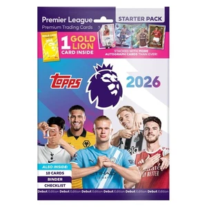 Topps Premier League 2026 Debut Edition Cards - Starter Pack - Picture 1 of 1