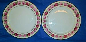 Zwei Limoges Ancienne Manufaktur Royal 8,25" Teller - Blumenmuster - Frankreich - Bild 1 von 2