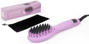 CORIOLISS Straightening Hot Brus Mini spazzola elettrica Lisciante capelli LILLA - Imagen 1 de 2