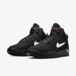 Nike Flight Lite Mid "Bred" Black Red White DQ7687-003 Men Size 7.5-13 STEAL! - Picture 1 of 8