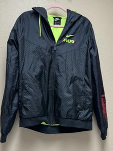 Chaqueta Nike Catching Air Windrunner negra rosa voltio CW4708 010 para hombre talla L ¡usada en excelente condición! - Imagen 1 de 6