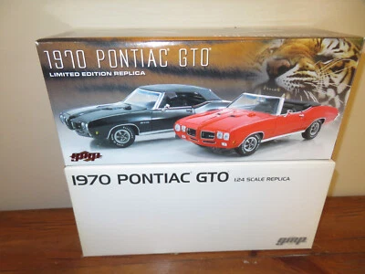 GMP 1970 Pontiac GTO Convertible Black 1/24 - Image 1 of 4
