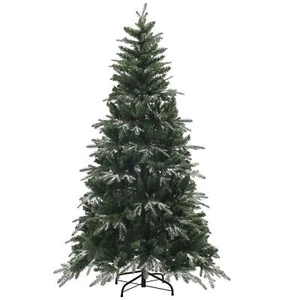 Albero di Natale Innevato con 850 Rami ø110x180 cm Verde 660GNS363 DecHome - Foto 1 di 9