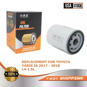 6607 Spin-On Engine Oil Filter for TOYOTA YARIS IA 2017 2018 1.5L Sedan 4-Door - Picture 1 of 6