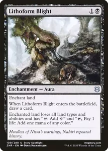 LITHOFORM BLIGHT x4 mtg NM-M Zendikar Rising 4 Unc - Picture 1 of 1