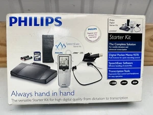 Philips LFH9397 STARTER KIT LFH-9370 Handheld Digital Pocket Memo - Picture 1 of 3
