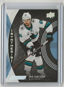 18-19 2018-19 Upper Deck Engrained Synthesis #S27 Erik Karlsson San Jose Sharks - Picture 1 of 1