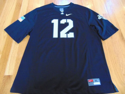 NWOT NIKE TEAM NCAA ARMY WEST POINT BLACK KNIGHTS #12 FOOTBALL JERSEY SIZE XL Cover