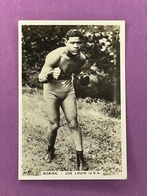 1935 JA Pattreiouex Sporting Events and Stars #56 Joe Louis HOF Rookie RC - Image 1 of 2