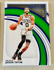 Jayson Tatum 2021-22 Panini Immaculate Blue Parallel /25 - Picture 1 of 1