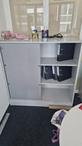 Horreds Büroschrank grau / weißgrau Büro Schränke - Bild 1 von 6