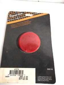 Signal Stat Red Reflectors Pack of 2 45TD - Picture 1 of 2