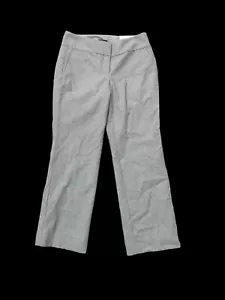 Ann Taylor Factory Signature Trouser Women Gray Wool Blend Pants 0 Straight Leg - Picture 1 of 6