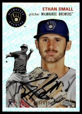 2023 TOPPS CHROME PLATINUM TOPPS LOGO ETHAN SMALL /499 - Image 1 of 2
