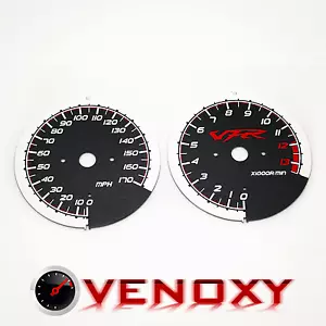 Honda VFR 800 FI RC46 1998-2001 MPH Aftermarket Black Gauges - Foto 1 di 1