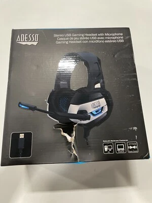 Adesso Xtream G2 Stereo USB Gaming Headphone/Headset with Microphone - Image 1 of 2