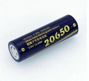 Batteria litio ricaricabile VariCore V20-D 20650 3500mAh 3.6V li.ion litio - Foto 1 di 1