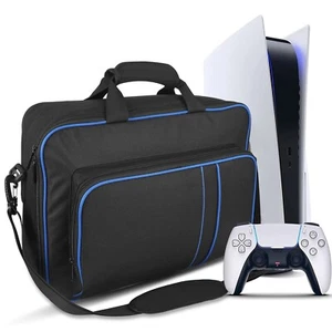 Portable Carry Case Travel Storage Bag For Playstation 5 PS5 Console Games Black - Picture 1 of 9