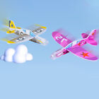 5PCS Mini DIY Hand Throw Flying Glider Planes Kids Game Toys Foam Airplane _SE