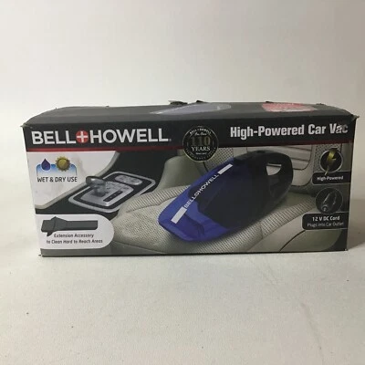 New Bell+Howell High Powered Car Vac 12V Car Outlet Plug Wet/Dry - Image 1 of 4