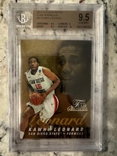 2011-12 Fleer Retro Kawhi Leonard Flair Showcase Legacy Rookie RC #/150 BGS 9.5
