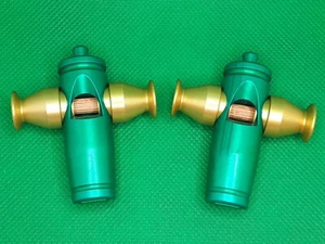 Sambapfeife Aluminium grün gold Trillerpfeife Whistle Samba Pfeife Apito Musik - Bild 1 von 5