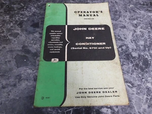 Acondicionador de heno John Deere serie n.º 6751 en adelante manual del operador - Imagen 1 de 1