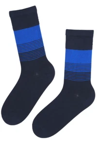 ALAN blue cotton socks for men - Picture 1 of 1