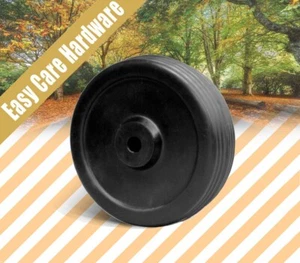 6" Solid Rubber Wheel for Jockey Wheel Replacement Wheels Solid NEW AU - Picture 1 of 6