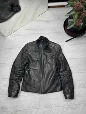 VINTAGE Leonardo LEATHERS MOTORCYCLE/BIKER JACKET/90s/MADE IN USA - Image 1 of 4