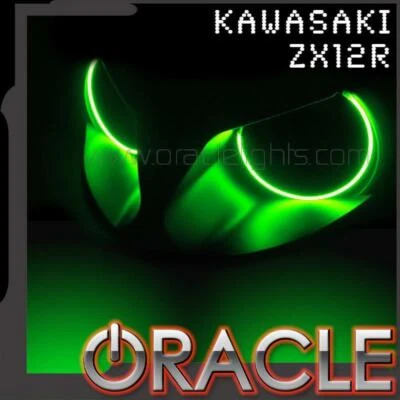 Oracle Lighting Headlight ColorSHIFT SMD Halo Kit For 2000-2006 Kawasaki ZX-12R - Image 1 of 2